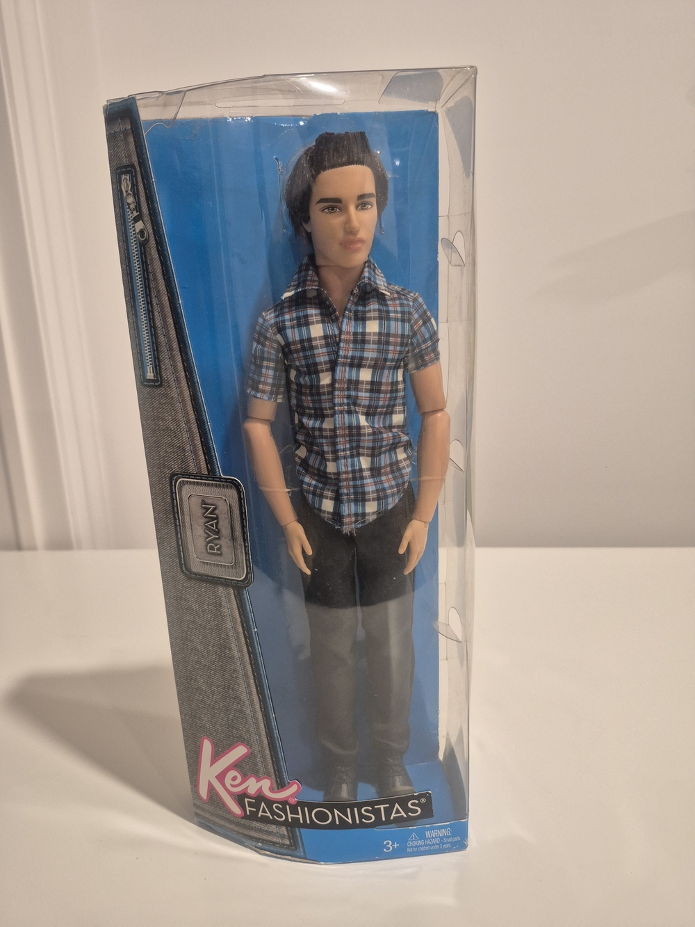 Ken Fashionistas Ryan Doll - Blue Plaid Shirt